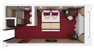 Гостиница Alex Residence Волжский Стандартный двухместный номер с 1 кроватью или 2 отдельными кроватями-3
